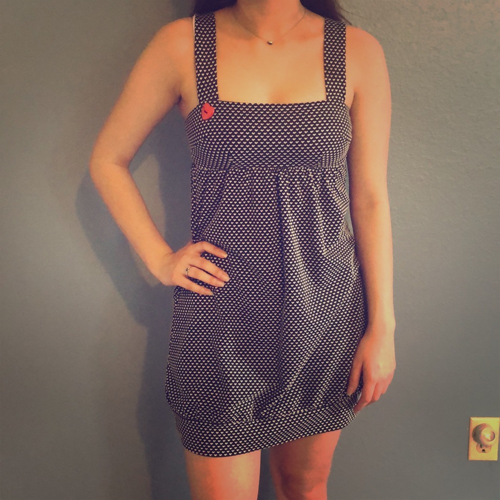 Polka dat mini dress